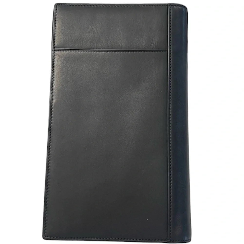 Tumi Modernist Black Leather Ultimate Travel Organizer Wallet